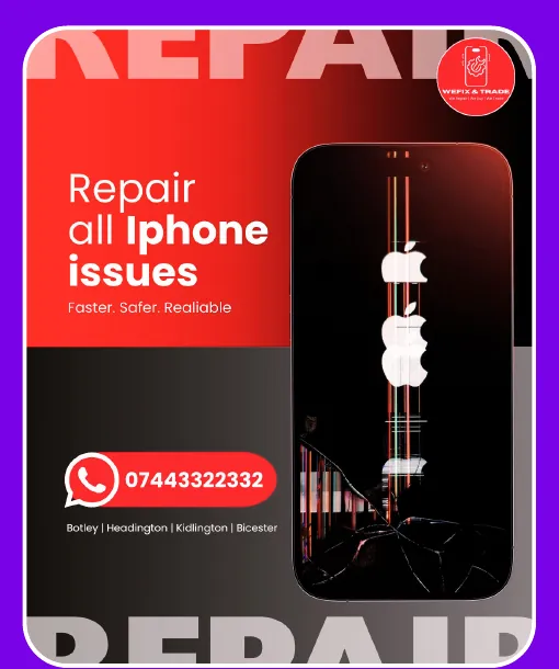 WeFix and Trade iPhone repair creative
