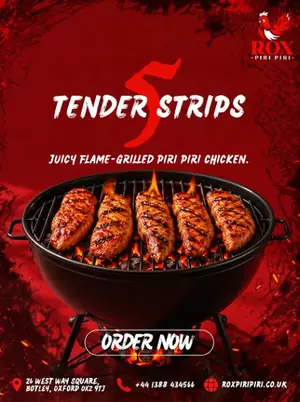 Rox Piri Piri social media post designed by Socialcave